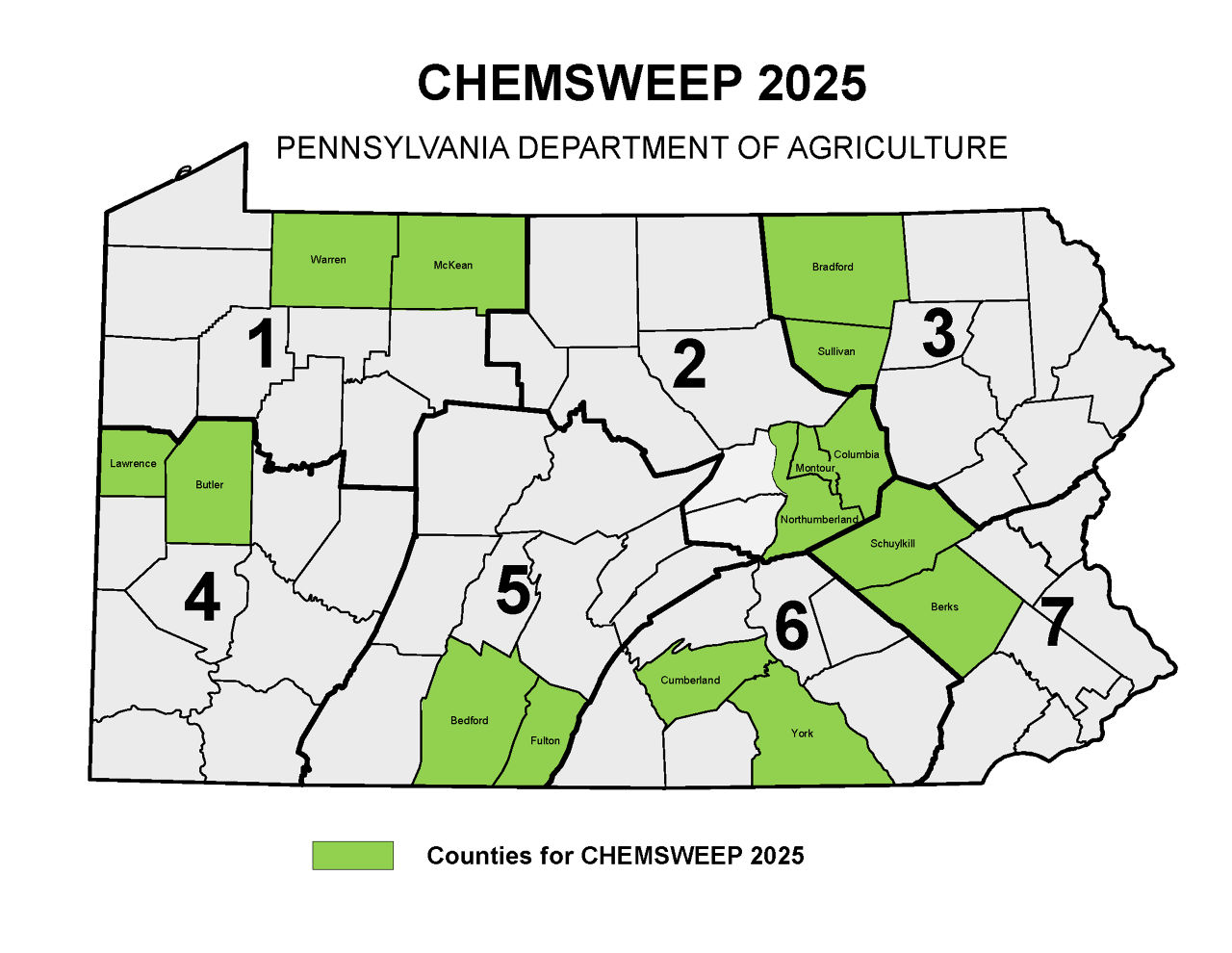 2025 chemsweep map