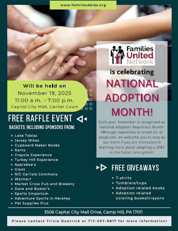 Thumbnail for November 19 Families United Network National Adoption Month event