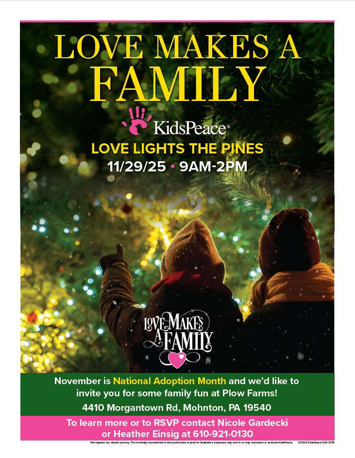 November 29, 2025 KidsPeace Love Lights in the Pines