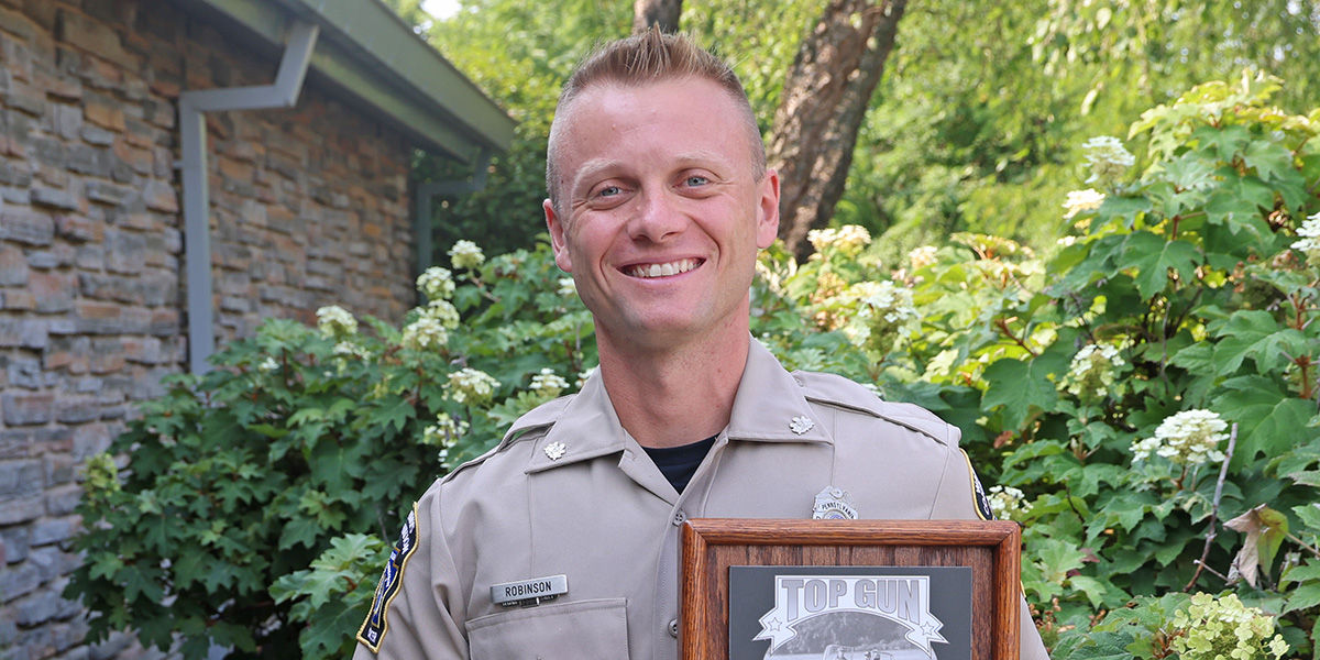 Portrait photo of 2025 Top Gun Award Recipient, WCO Kyle Robinson.