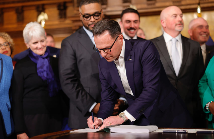 Governor Shapiro signs the new Pennsylvania budget.
