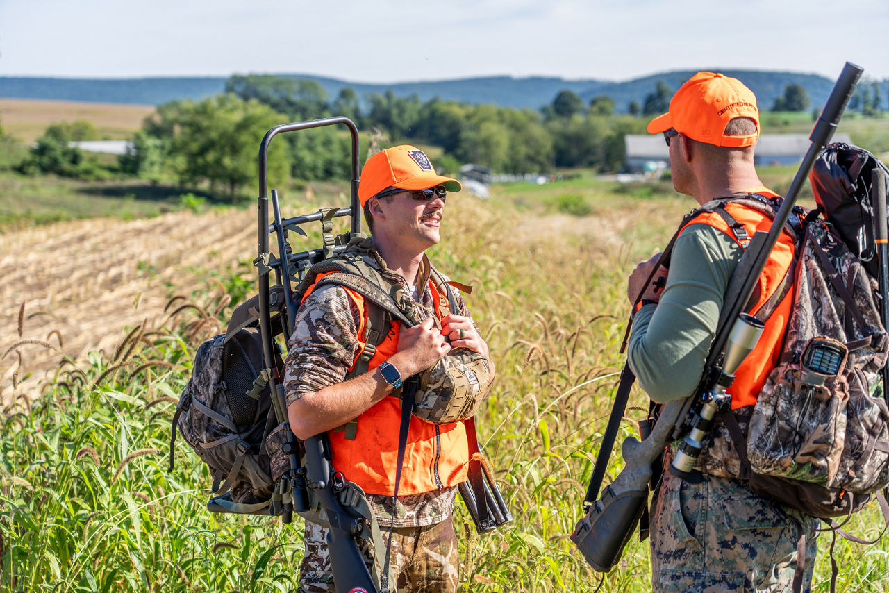 Certified Hunters in field