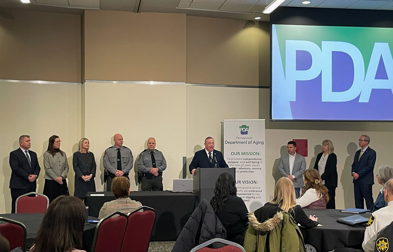 group of people talking to audience