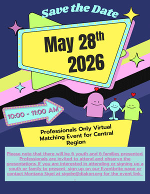 SAVE THE DATE Central region Virtual matching event, SAVE THE DATE Central region Virtual matching event