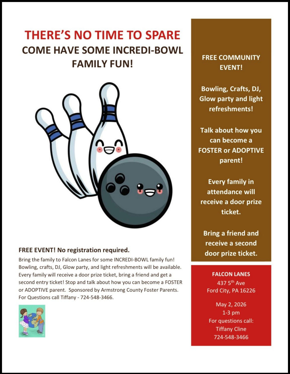 There's No Time to Spare Event Flyer