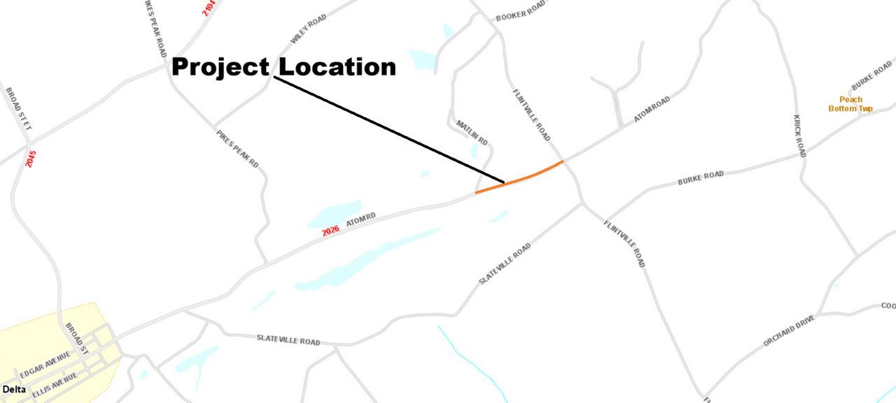 map indicating project location