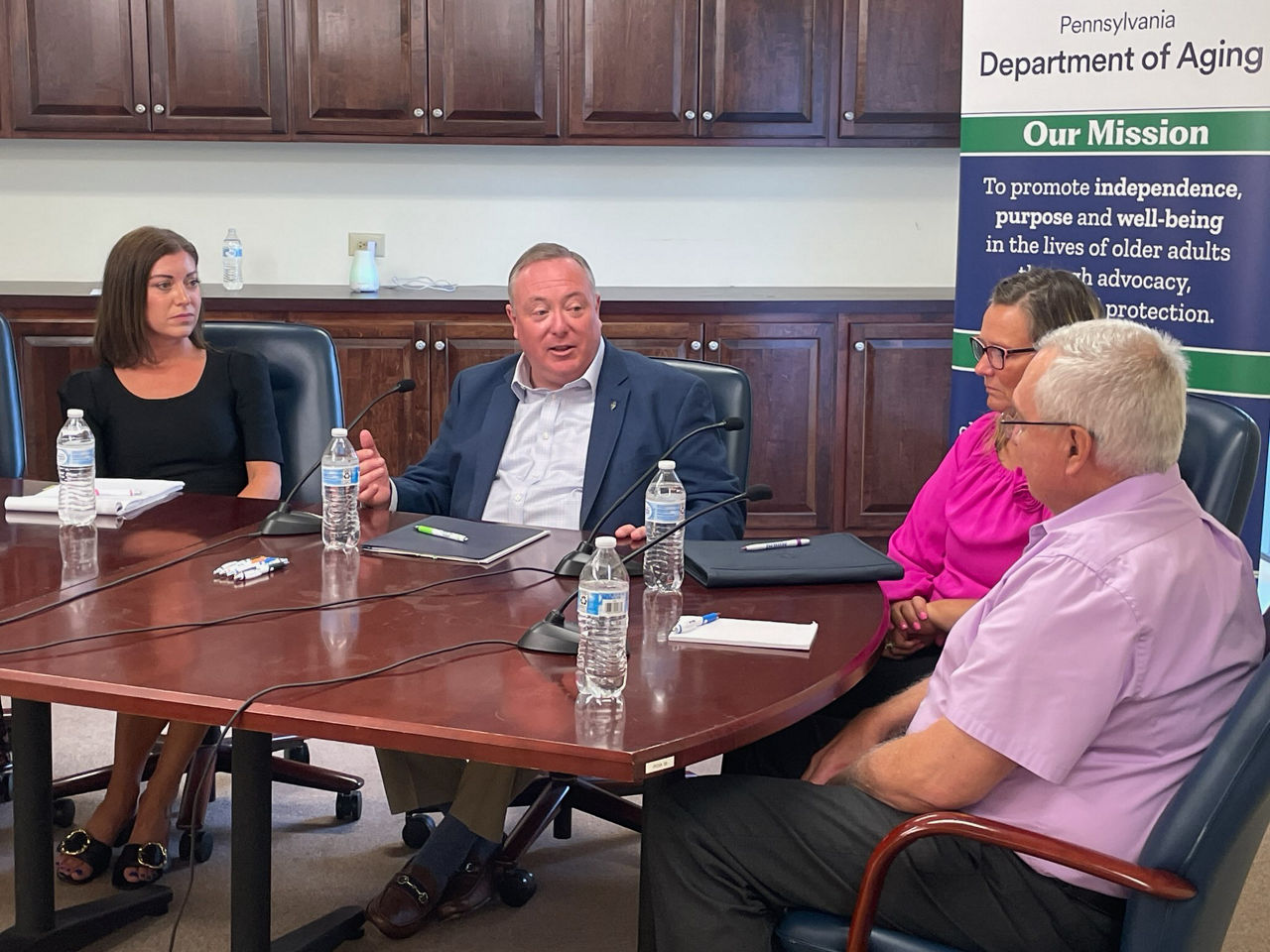 Sec. Kavulich speaks with leaders from Perry Co.