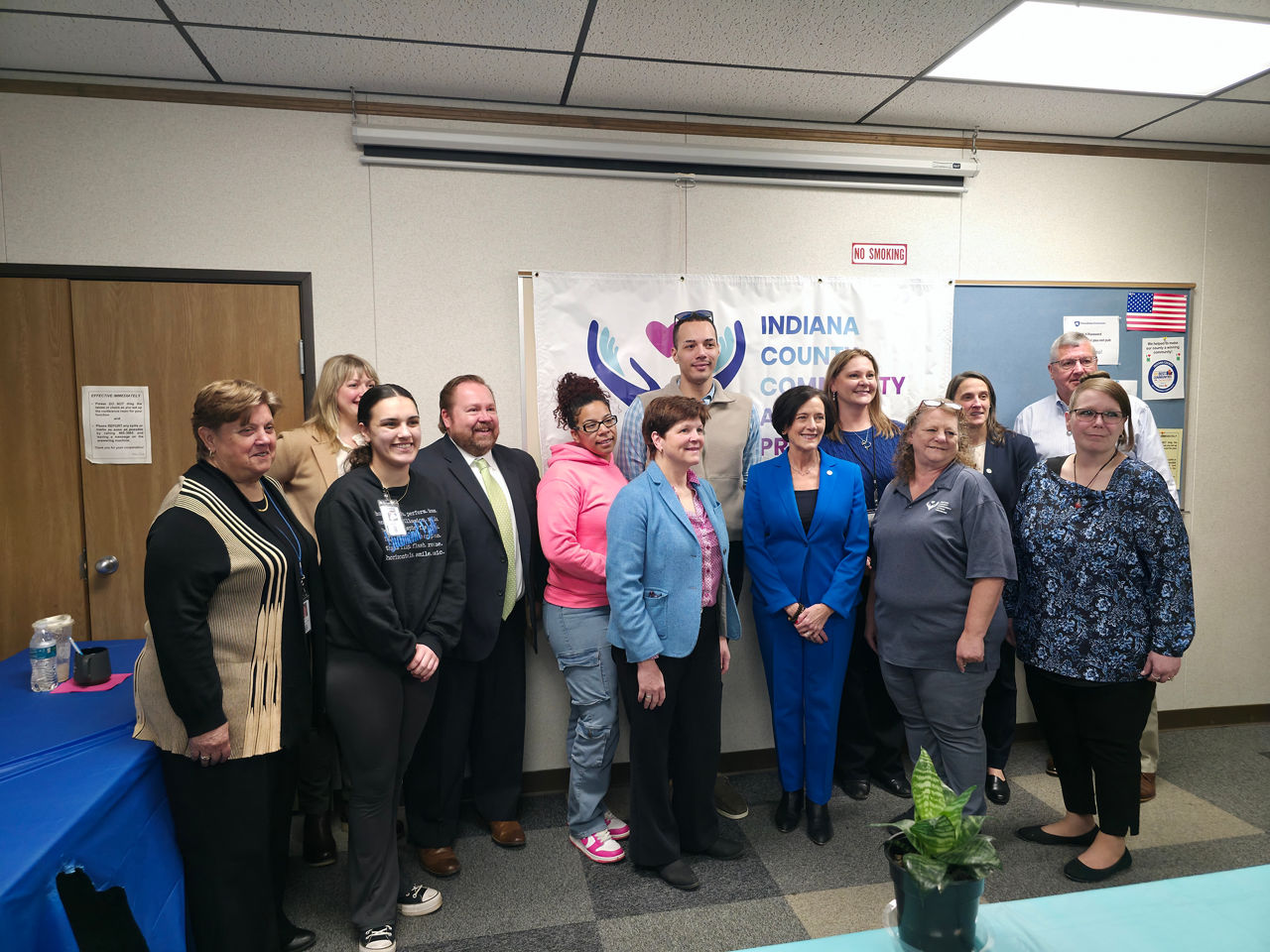 Group photo at Indiana County Community Action event