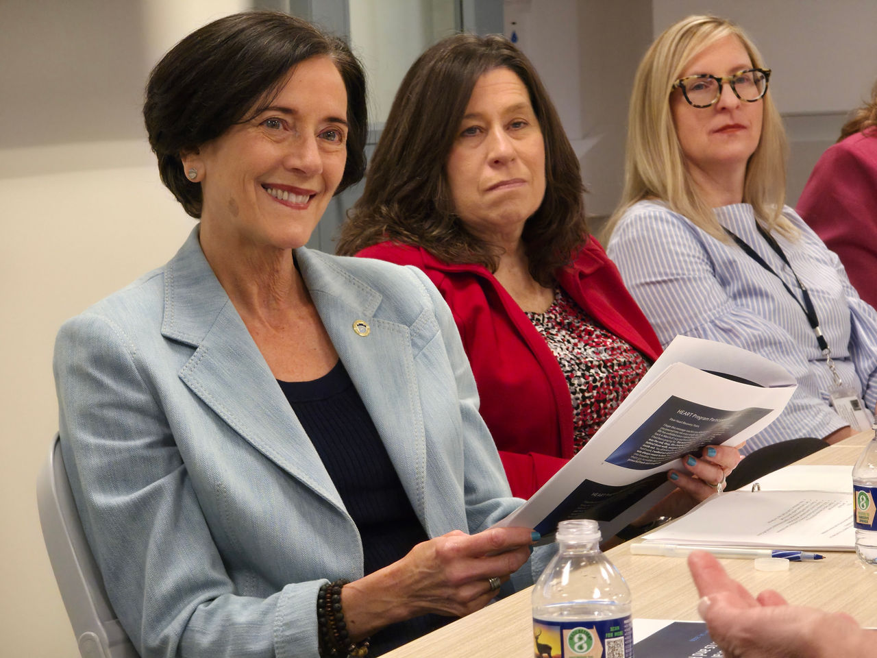 Secretary Arkoosh smiles during the roundtable
