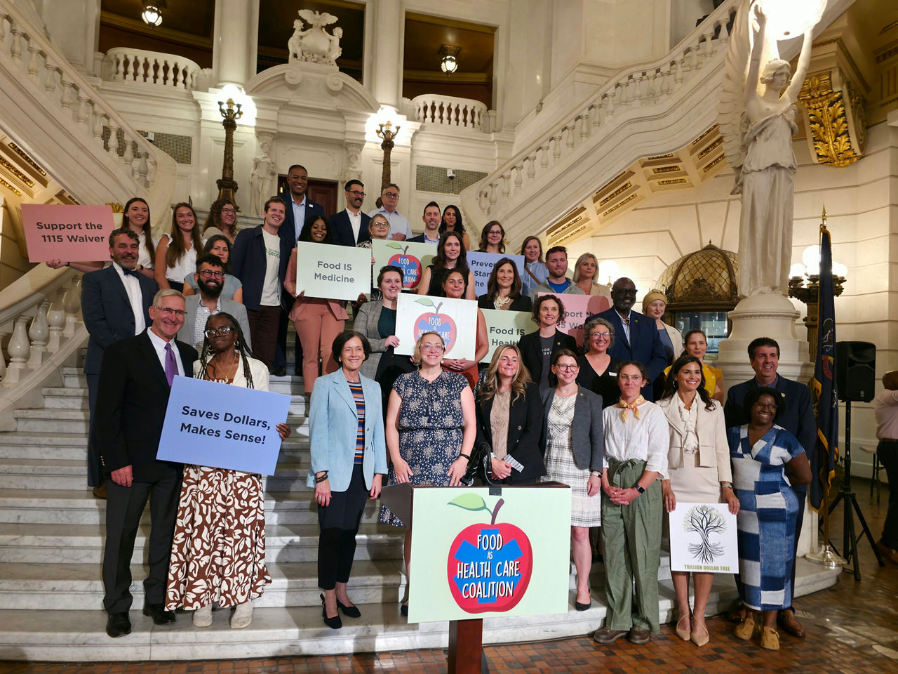 Secretary Arkoosh and Secretary Redding share the Shapiro Administration’s proposal designed to show how consistent access to healthy foods can make a tangible impact on a person’s health and wellbeing