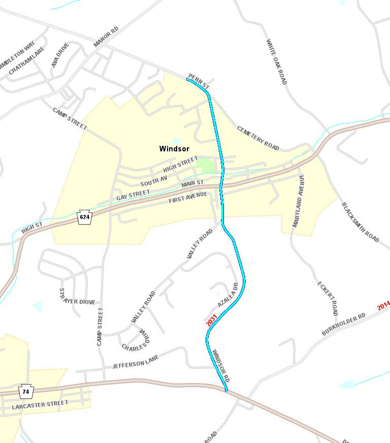 map indicating project location