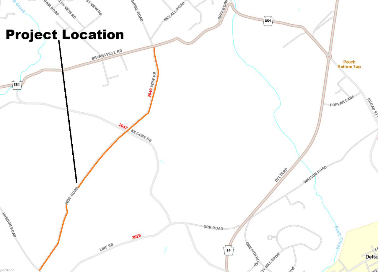 map indicating project location