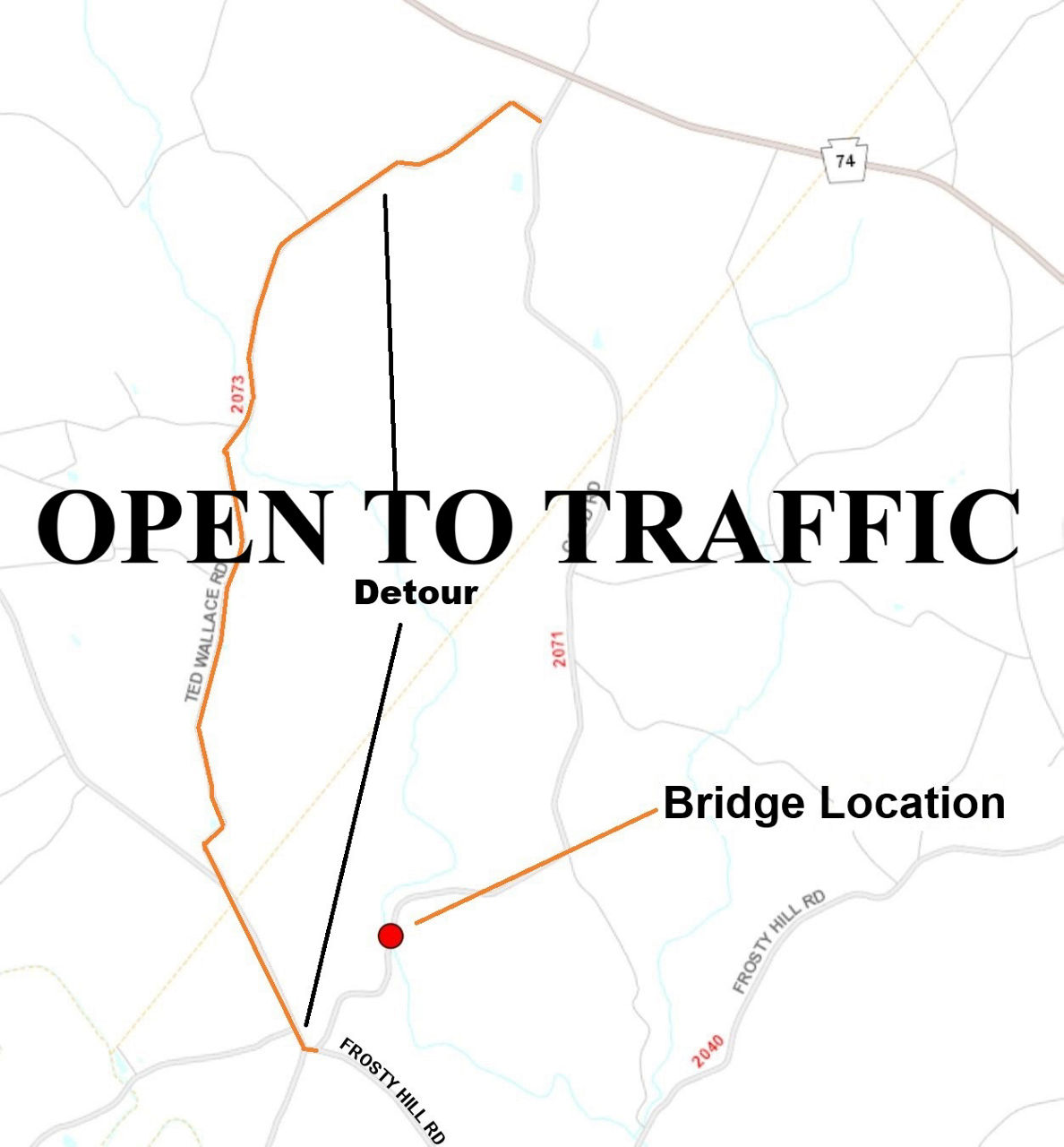 map indicating project location