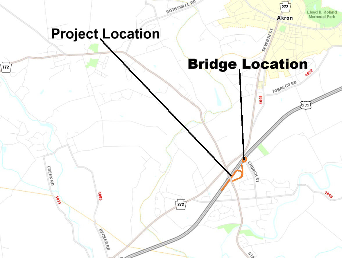 map indicating project location