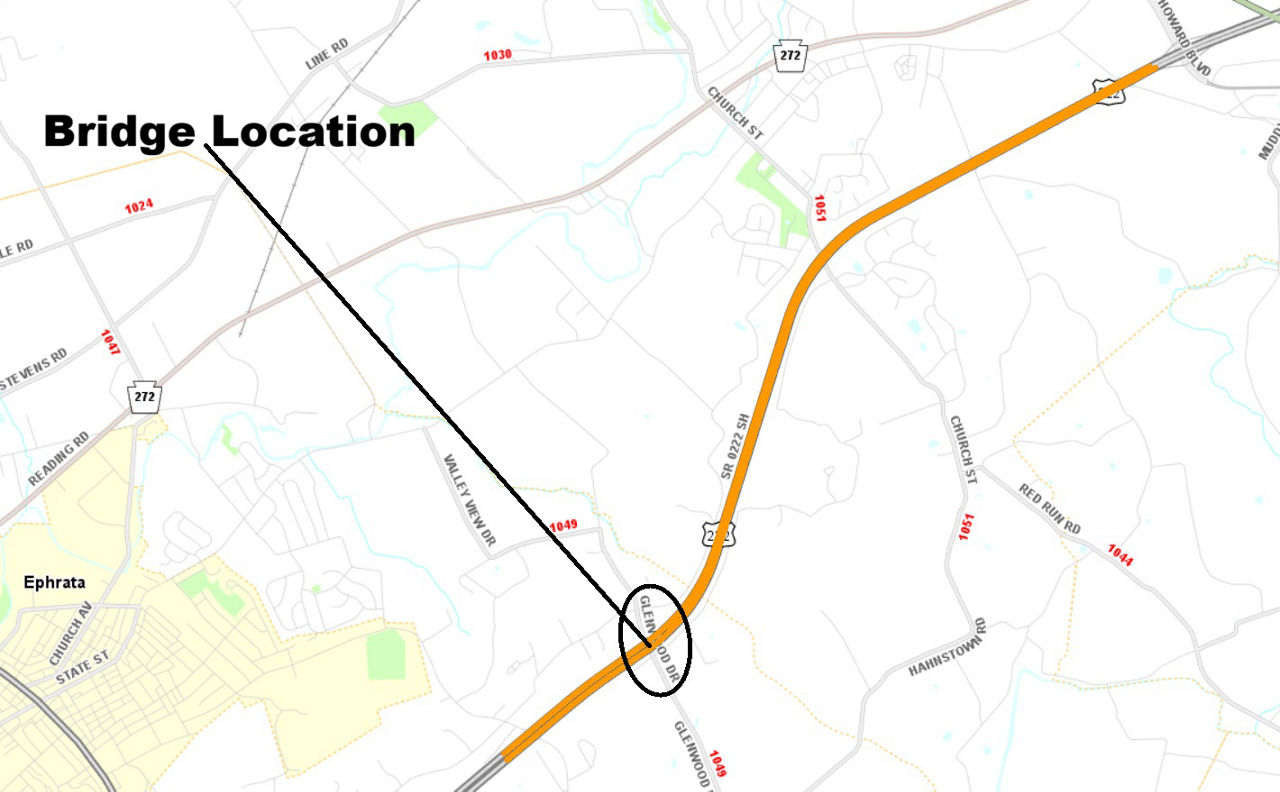 map indicating project location