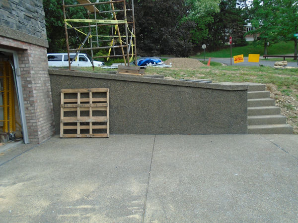 New Retaining Wall