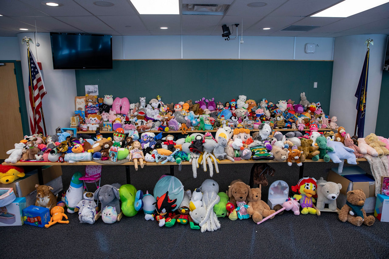 Donated Stuffed Toys from L and I's Annual Safety Inspection