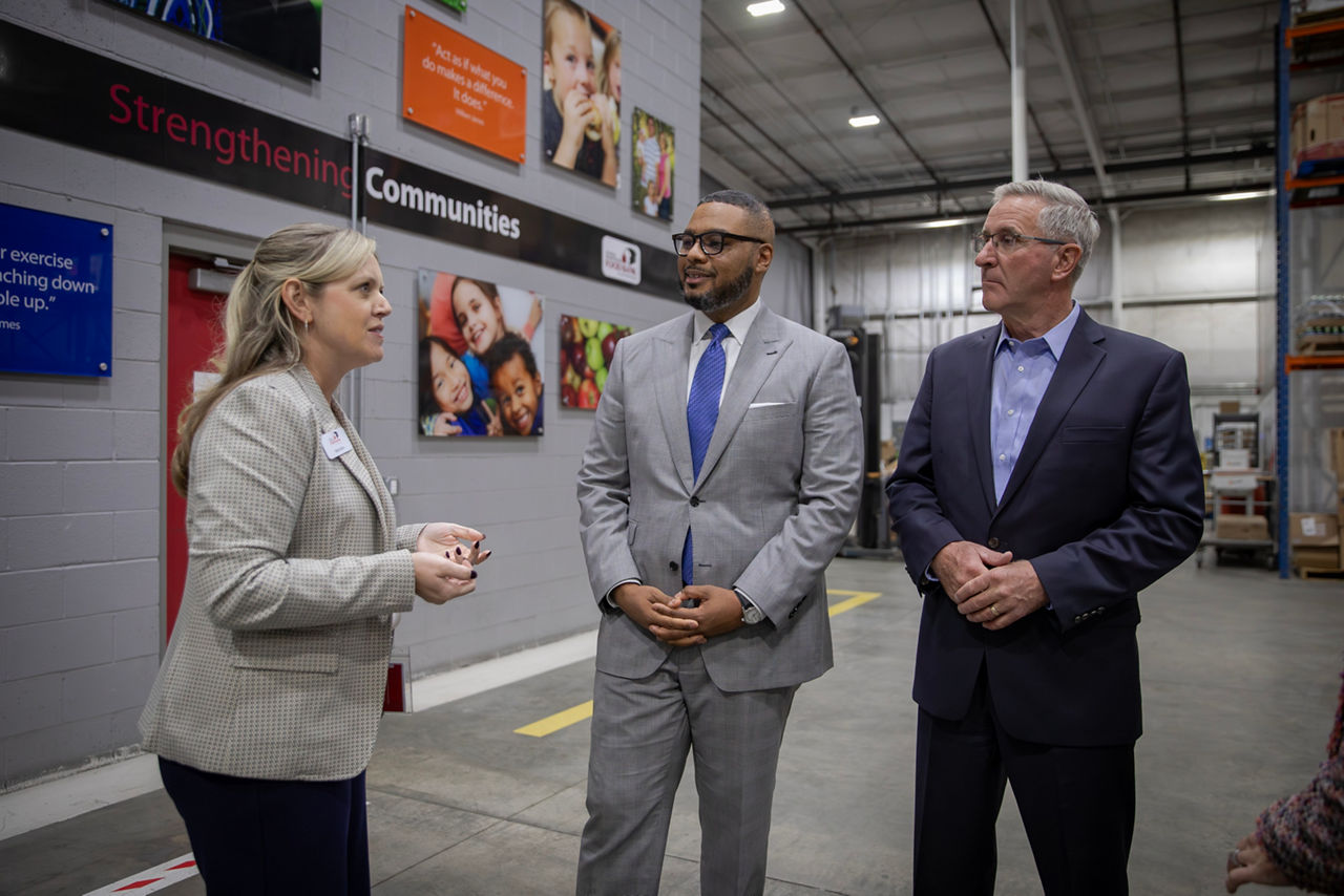 Harrisburg, PA.  Event participants pose for a group photo after Wednesday’s press conference.  Following Governor Josh Shapiro’s legal action today to sue the Trump Administration for unlawfully suspending the Supplemental Nutrition Assistance Program (SNAP), Lt. Gov. Austin Davis joined state and local stakeholders to highlight the urgent need for the federal government to fund SNAP for nearly two million Pennsylvanians. Without immediate action from the White House or the Republican-controlled Congress to reopen the federal government, November SNAP payments will not be made to Pennsylvanians.  October 29, 2025.