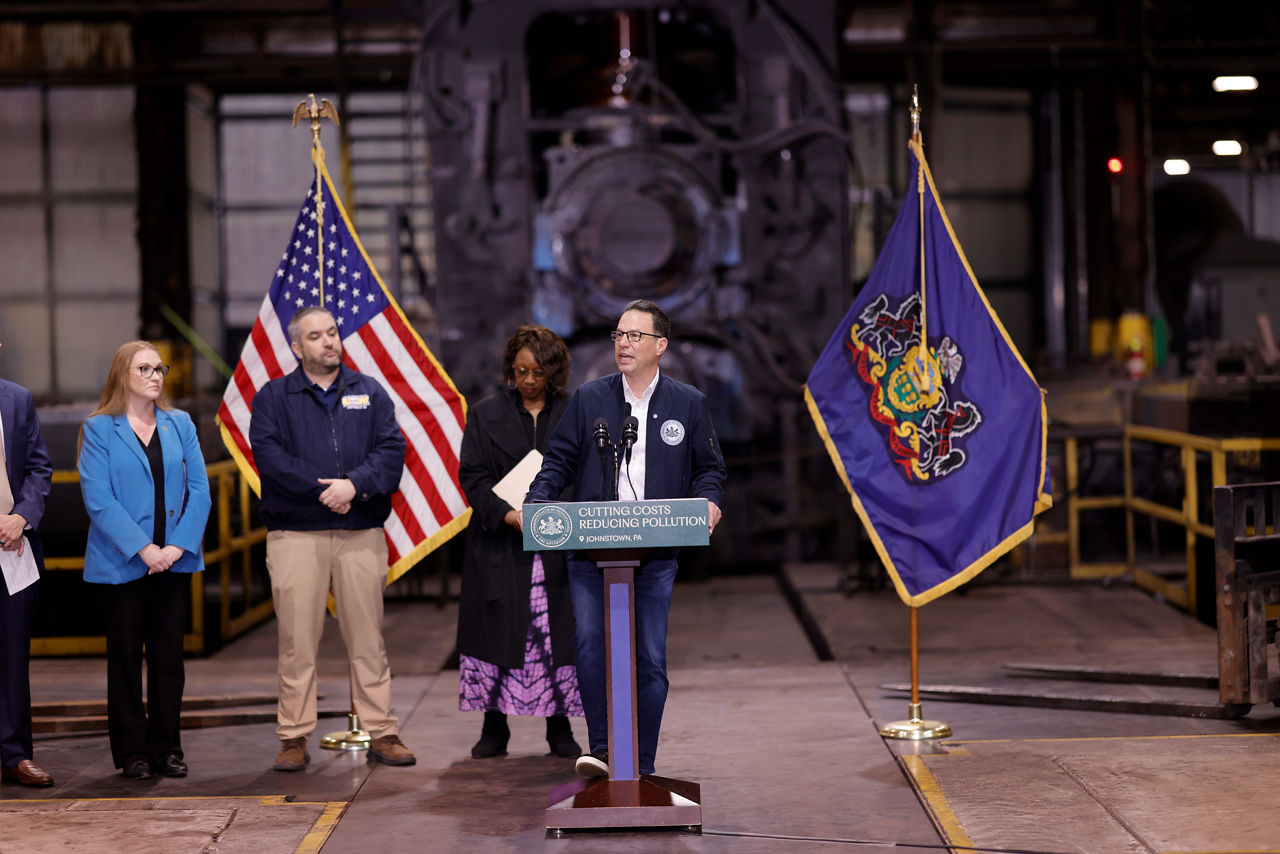 Governor Shapiro and DEP Secretary Shirley