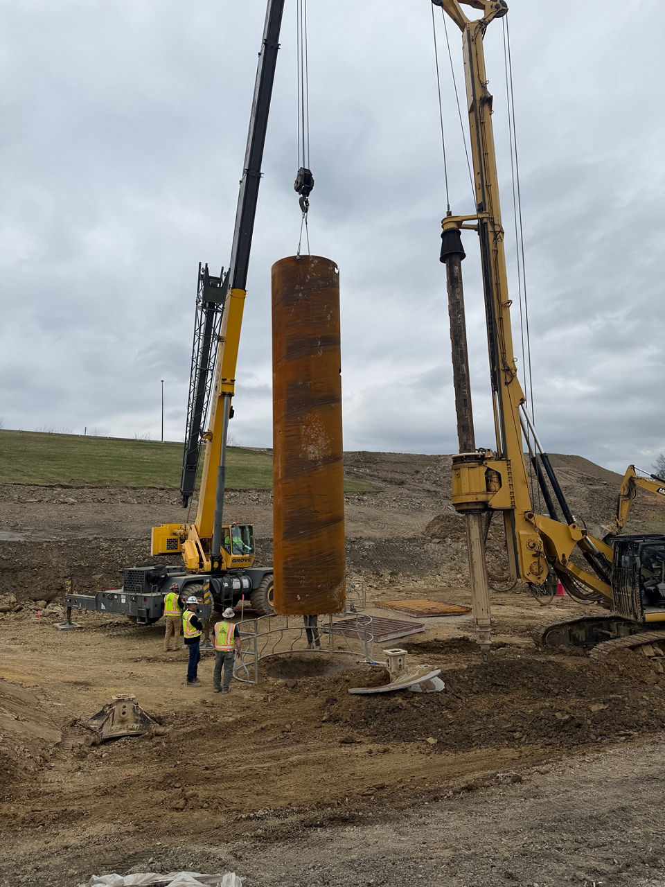 photo of construction activities on March 10, 2026