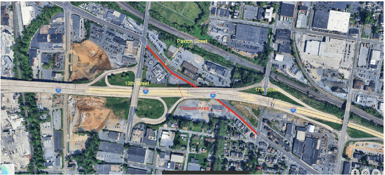 map indicating project location