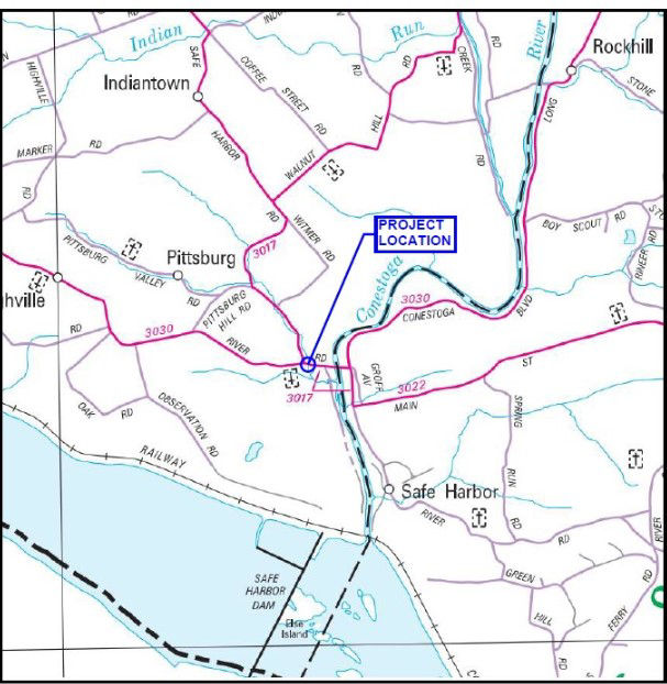 River Road over Witmer Run.