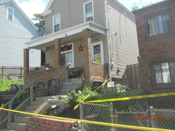 Porch Column Collapse and Brick Crack