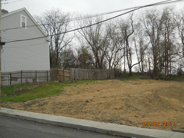 vacant lot where house was