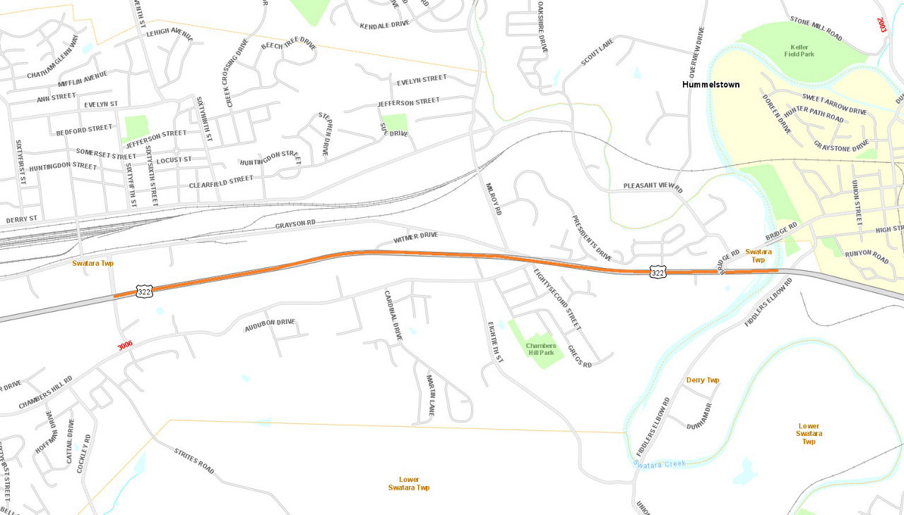 map indicating project location
