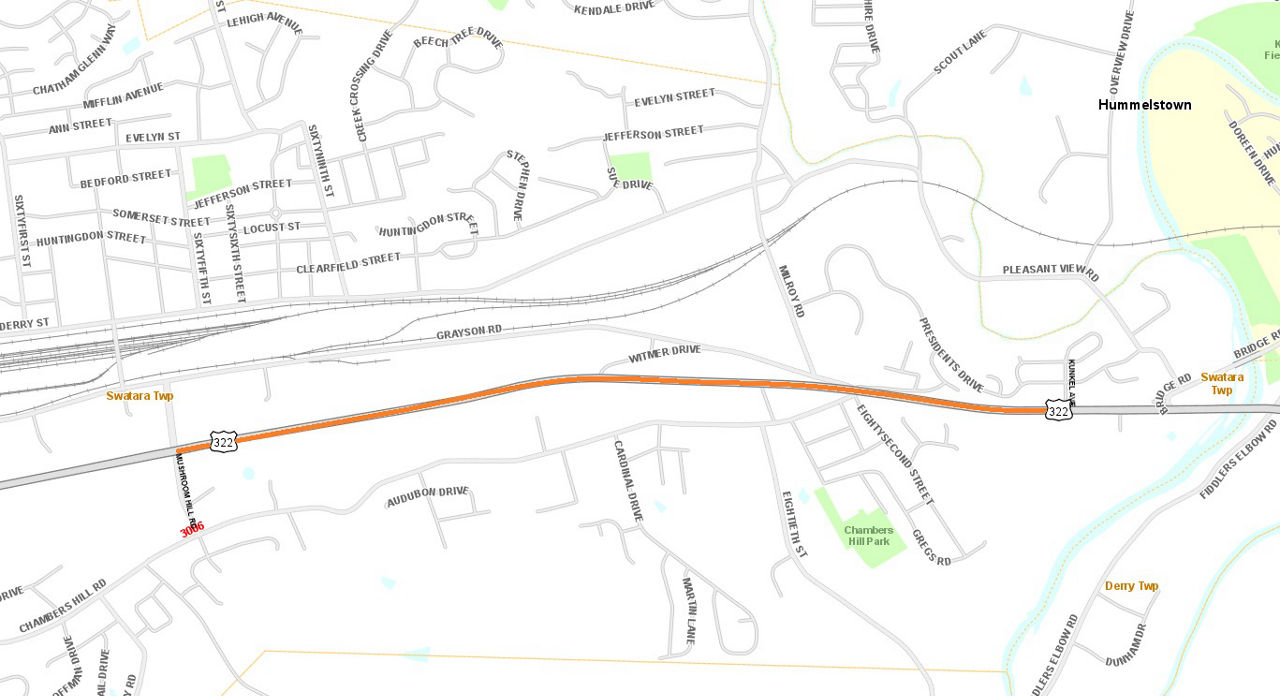 map indicating project location