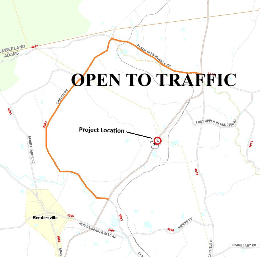 map indicating project location