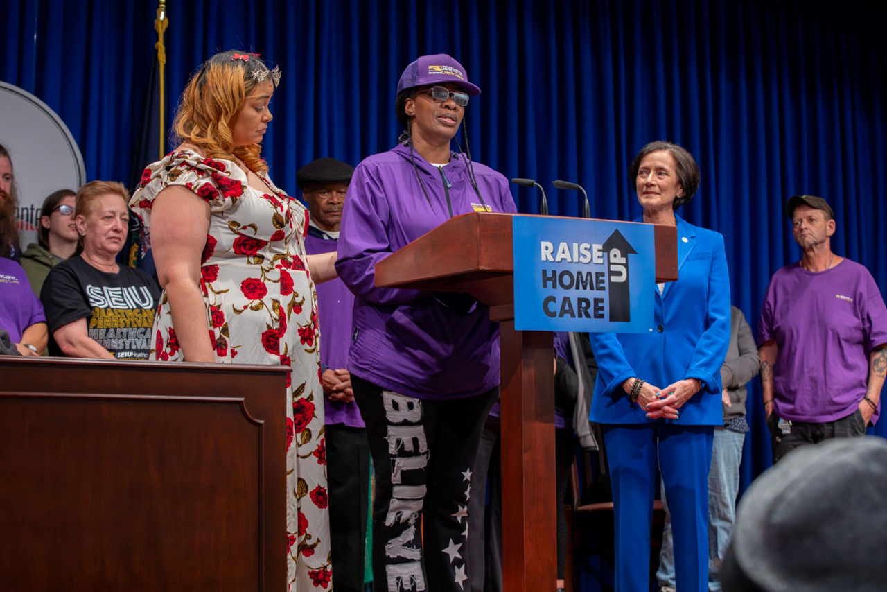 Photo of Suzzanne Ott, Cheryl Harp, and Dr. Val Arkoosh
