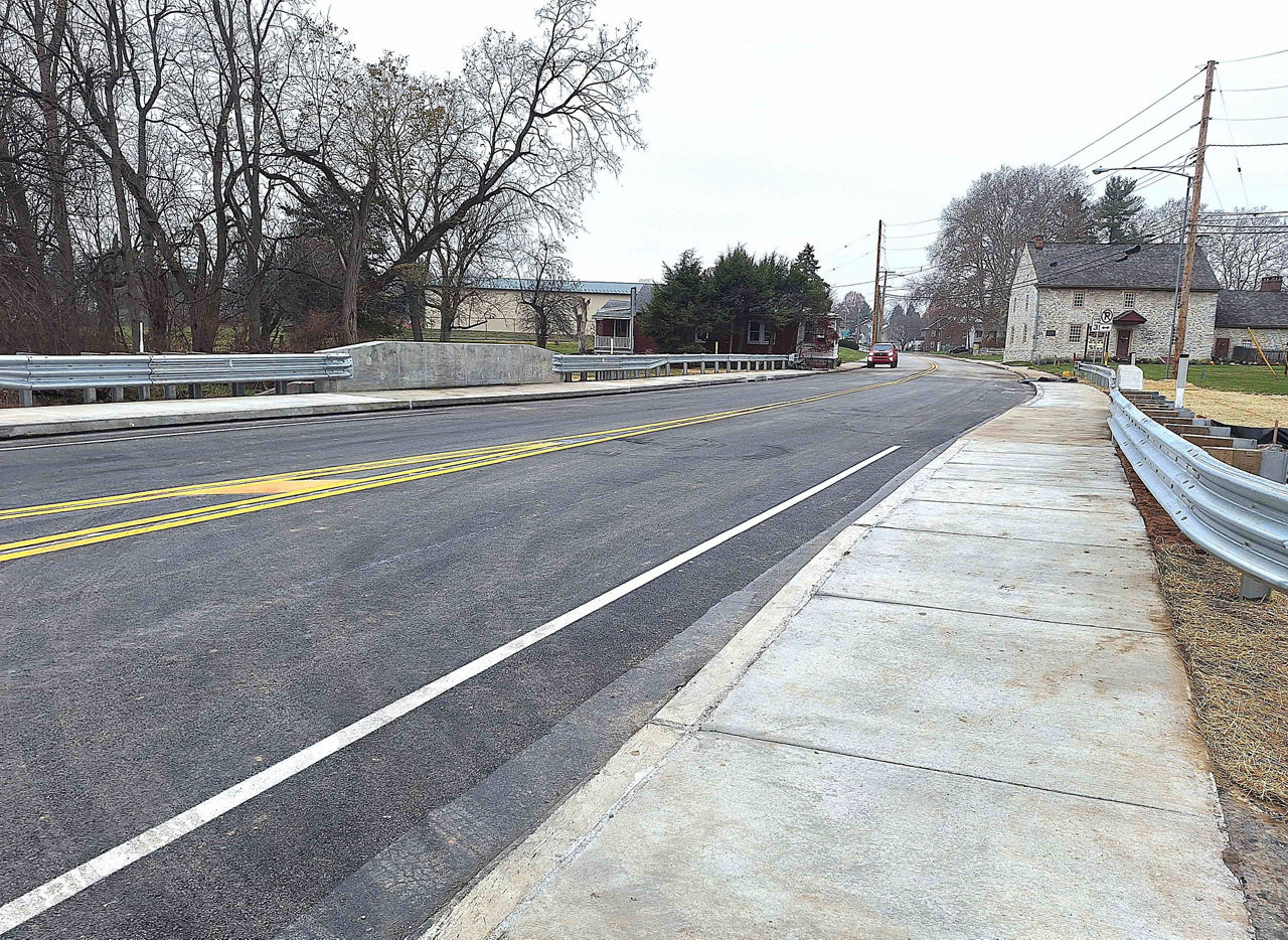 Route 501 bridge is open to traffic.
