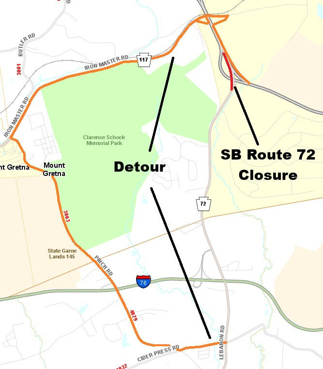 map indicating project location