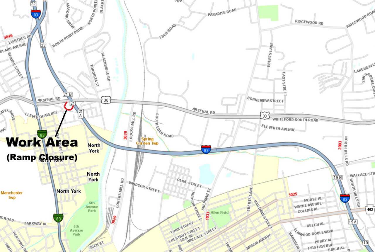 map indicating project location