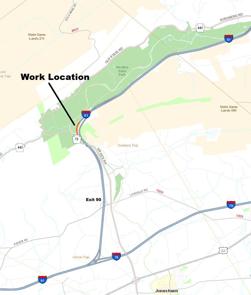 map indicating project location