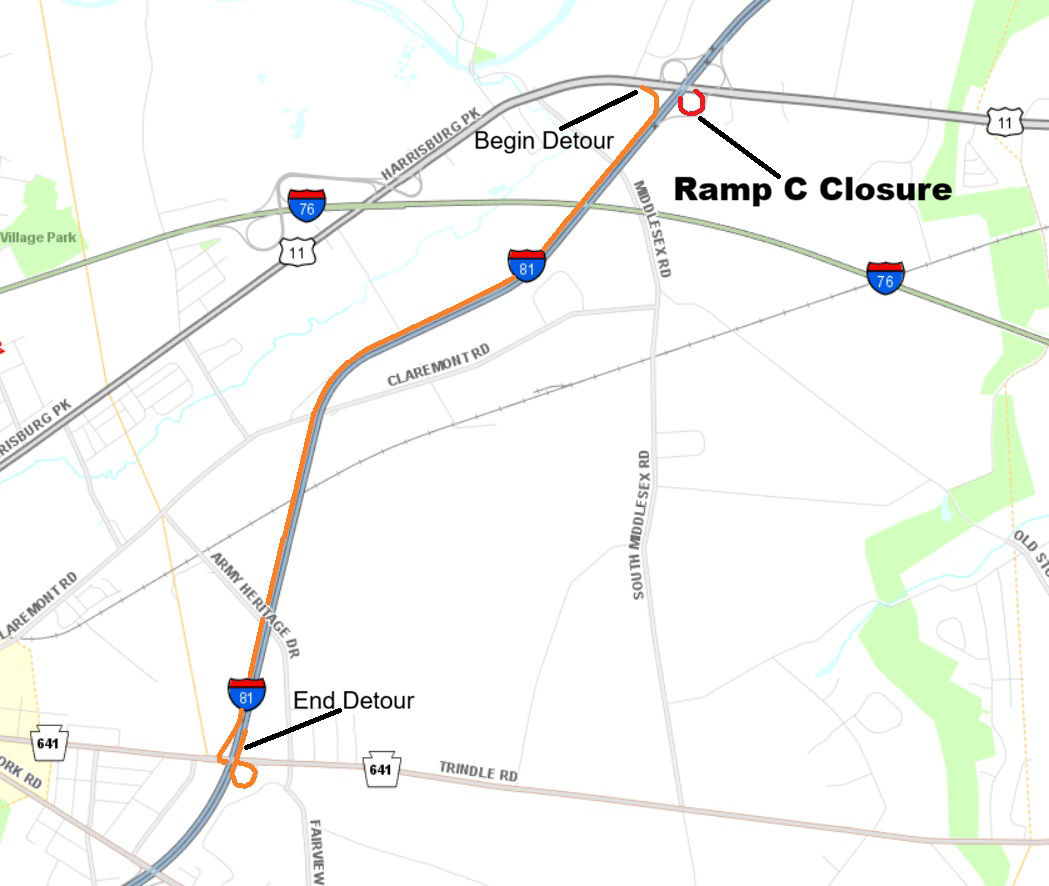 map indicating project location