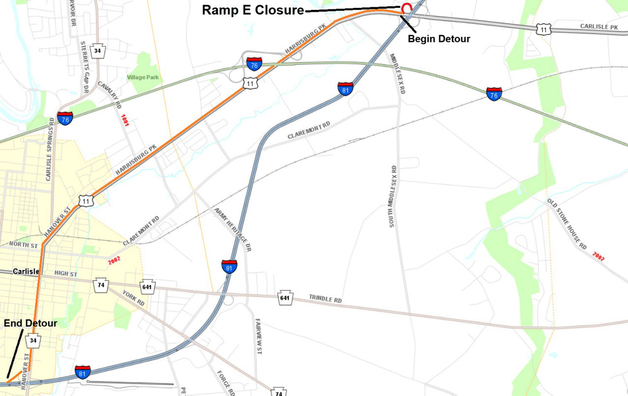 map indicating project location