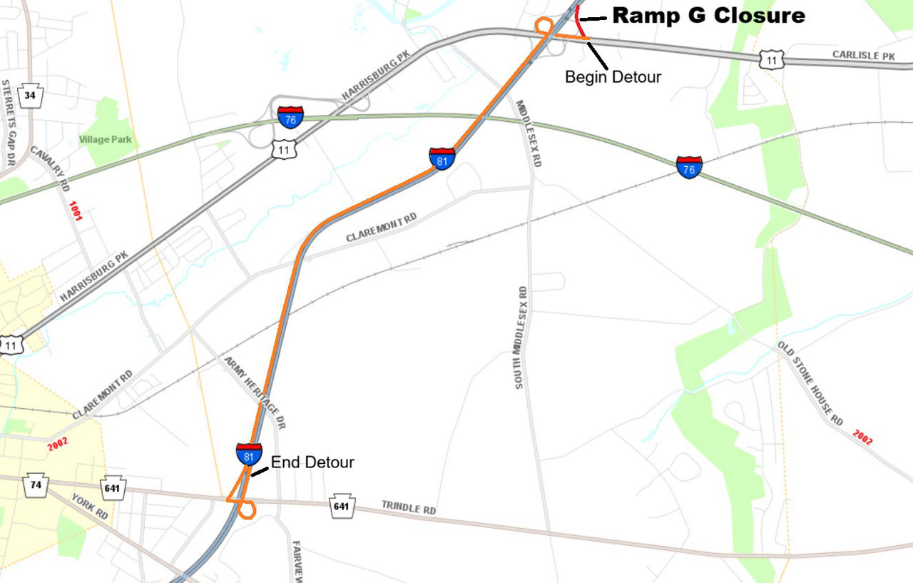 map indicating project location