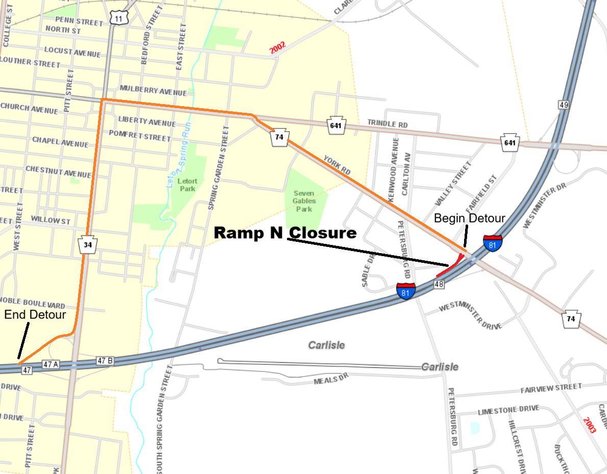 map indicating project location