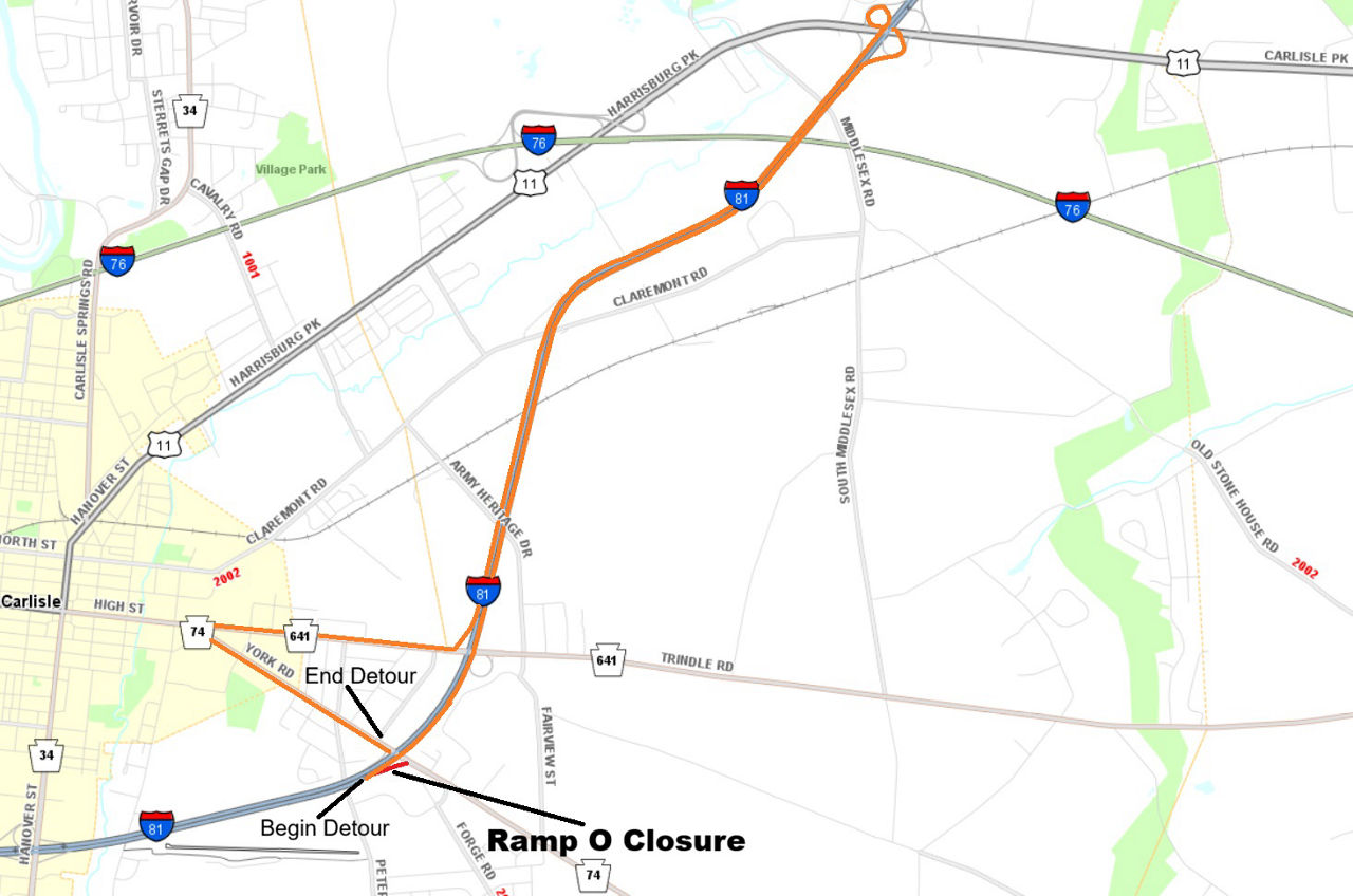 map indicating project location