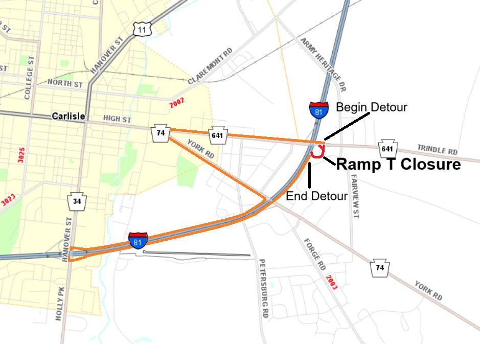 map indicating project location