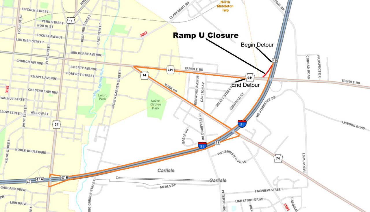 map indicating project location