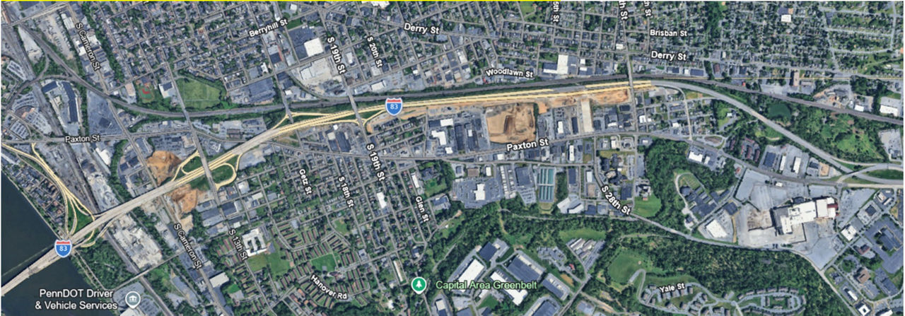 map indicating project location