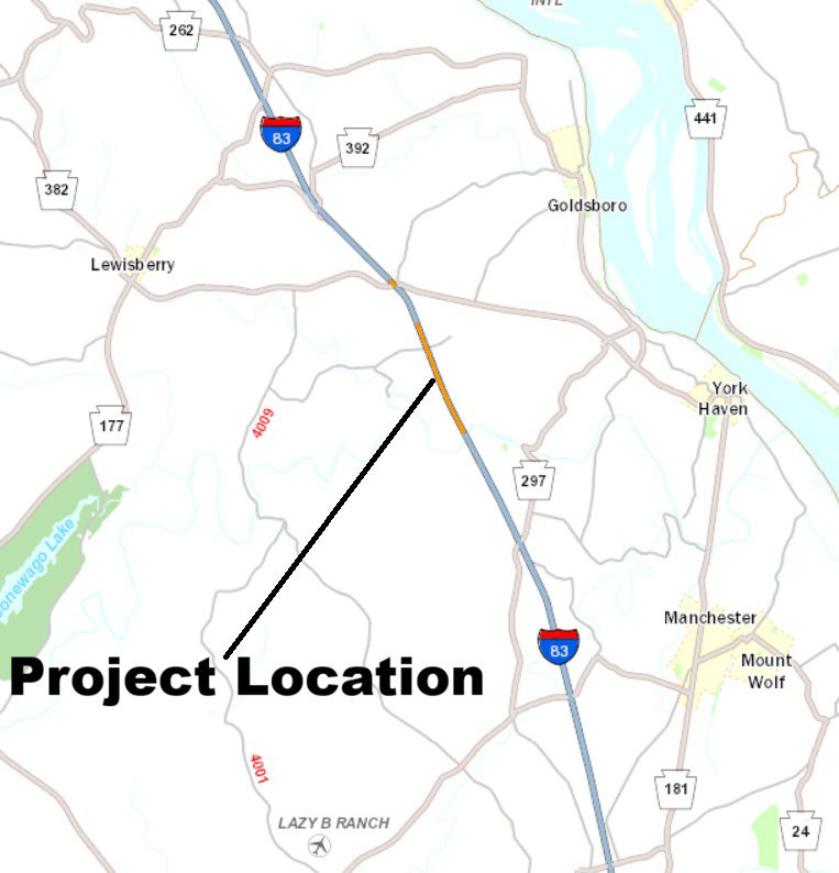 map indicating project location