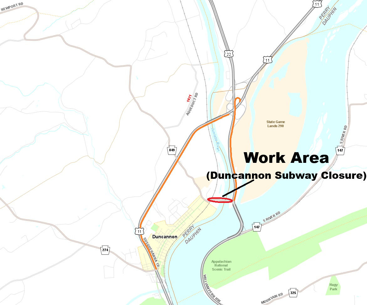 map indicating project location