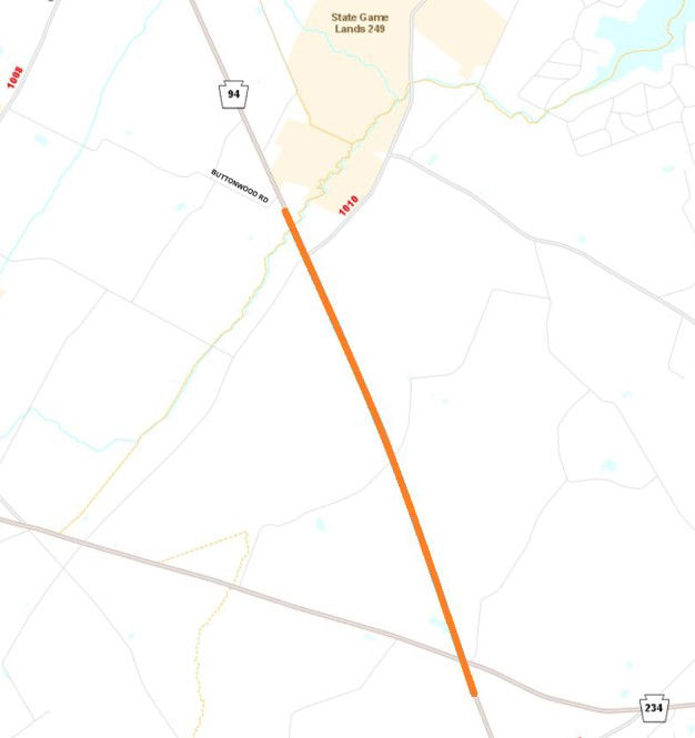 Route 94 in Adams County.