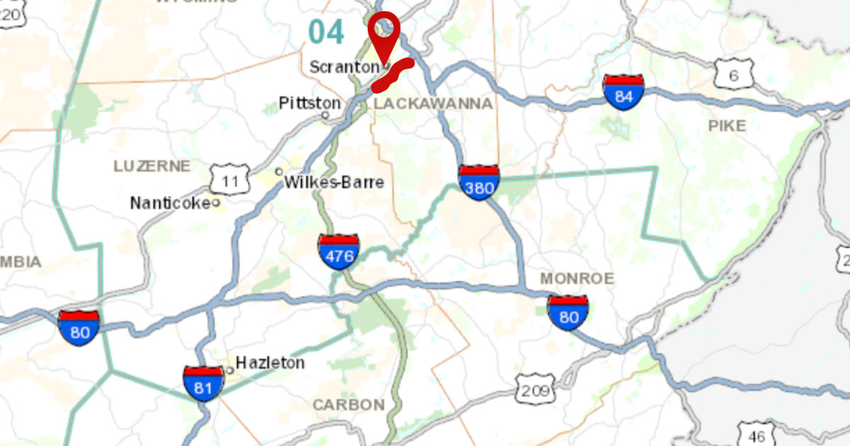 Interstate 81 NB and Southbound Project Location