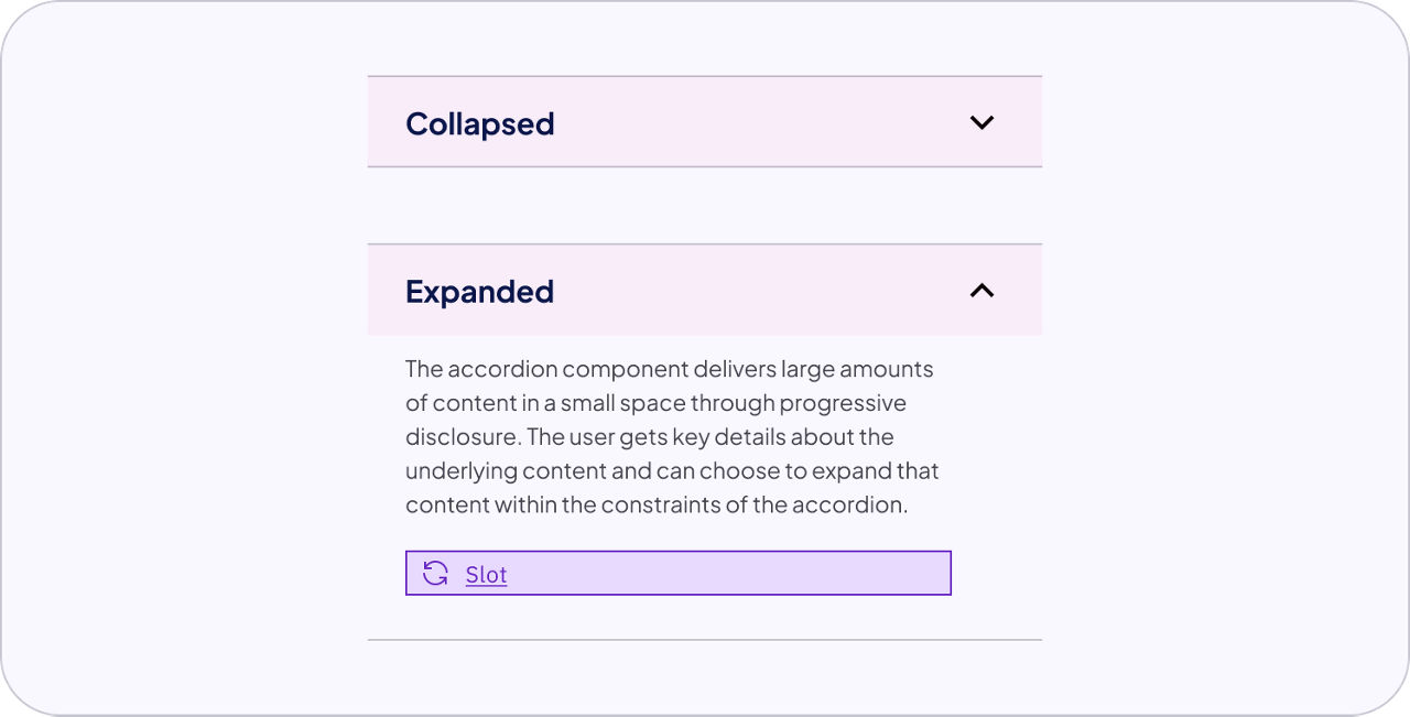 Accordion mouse interaction diagram