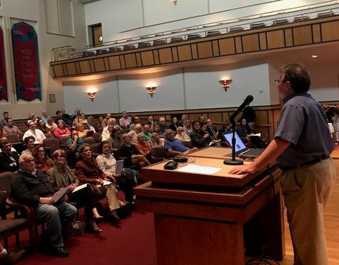 PA SHPO workshop about the Secretary of the Interior's Standards at Pittsburgh's Rodef Shalom Synagogue in 2019.